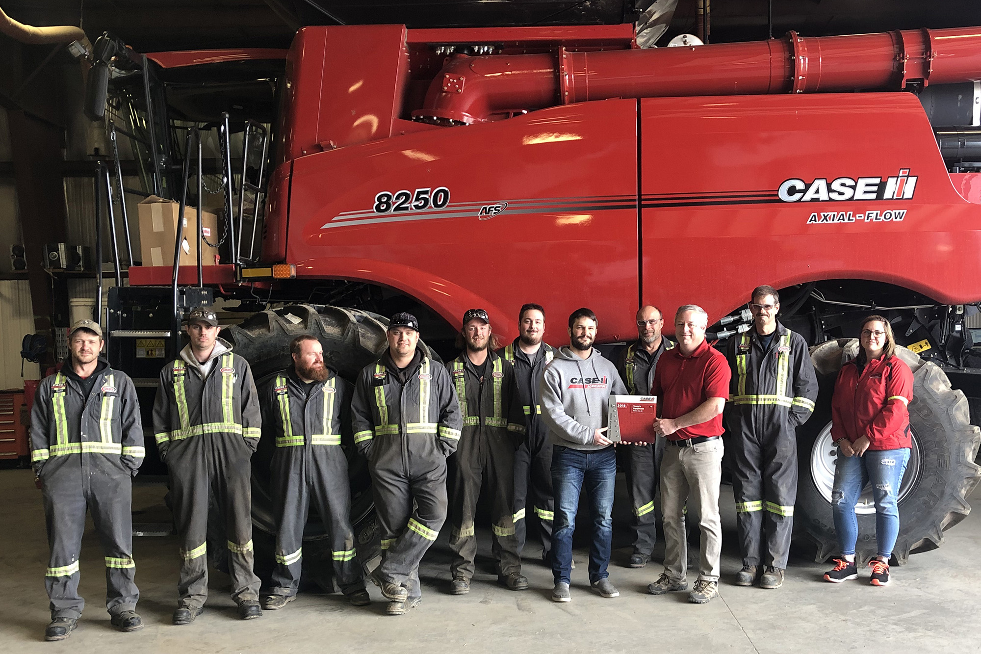 Case IH Pinnacle Service Award for Moose Jaw